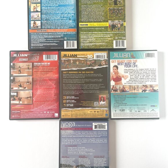 Workout DVDs - Power 90, Jillian Michaels, Yoga - Picture 2 of 2
